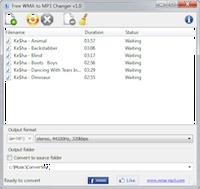 Free WMA to MP3 Changer Windows